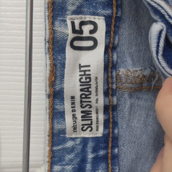 Refuge Acid Wash Jeans sz 5 - Picture 4 of 5